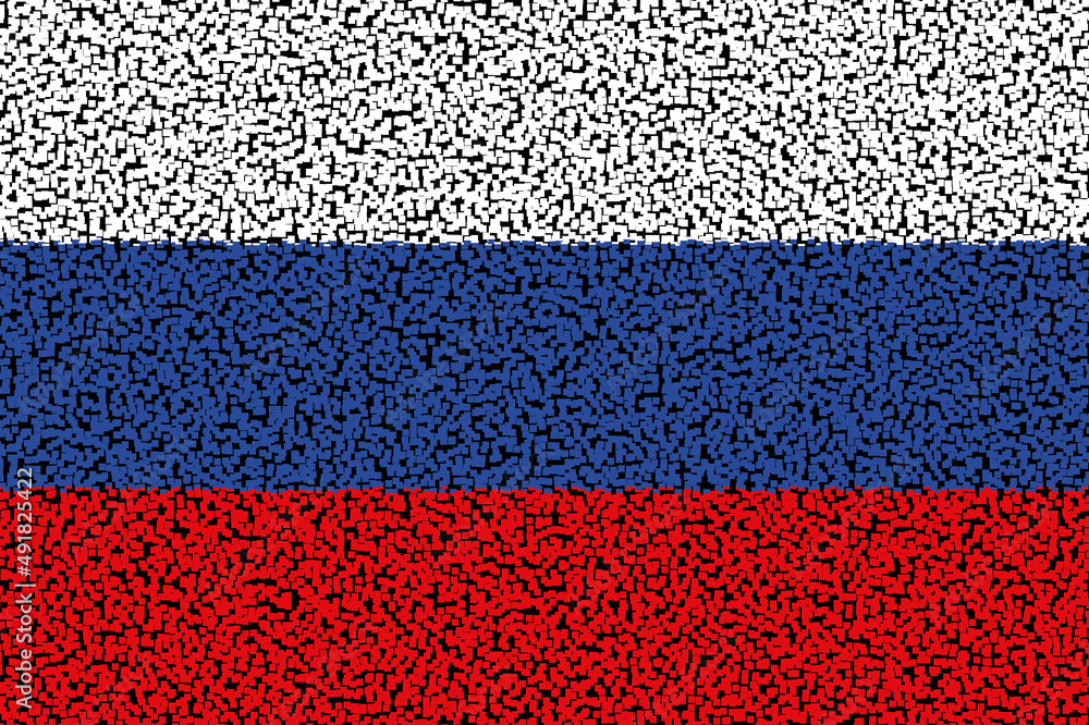 Russia. Flag of Russia. Horizontal design. llustration of the flag of Russia. Horizontal design. Abstract design. Illustration. Map.	Stop the fire. 36 hours. Alto el fuego de 36 horas en la guerra.