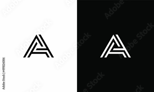 letter A logo initial vector icon design illustration