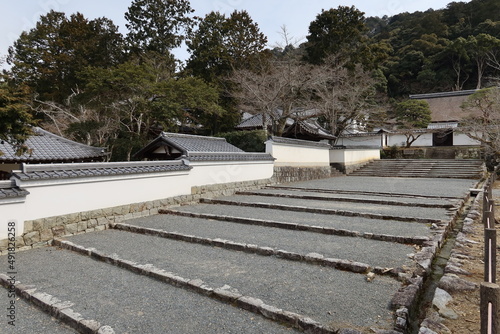 A scene of the precincts of Nanzen-ji Temple in Kyoto City in Japan 日本の京都市にある南禅寺の境内の一風景