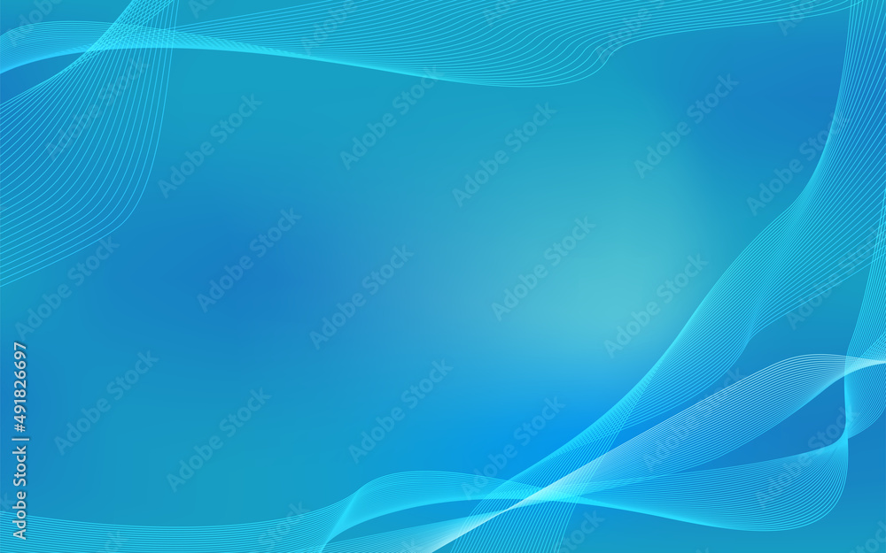 Obraz premium Blue and green abstract background