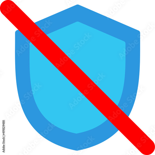 Shield Off Icon