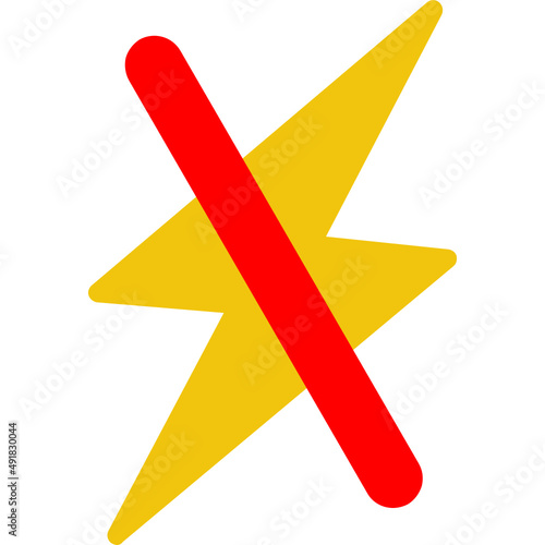 Zap Off Icon