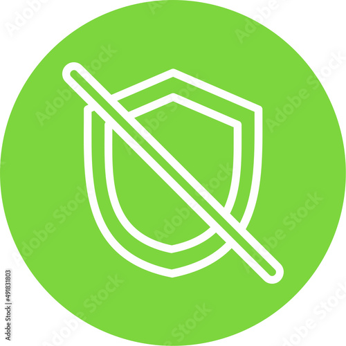 Shield Off Icon