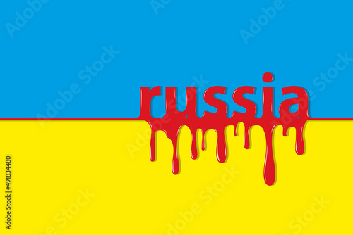 Ukraine VS Russia. Invasion. Сonflict between Russia and Ukraine. War. Attack on Ukraine