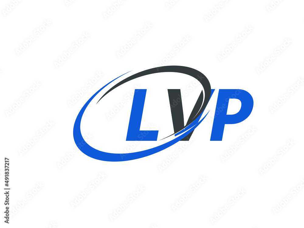 LVP letter creative modern elegant swoosh logo design LVP letter creative modern elegant swoosh logo design