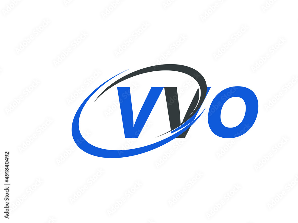 VVO letter creative modern elegant swoosh logo design VVO letter creative modern elegant swoosh logo design