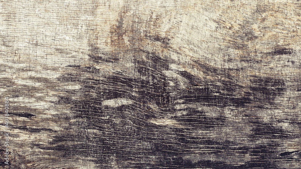 Obraz premium Old wooden background, rough texture, suitable for background image or insert text.