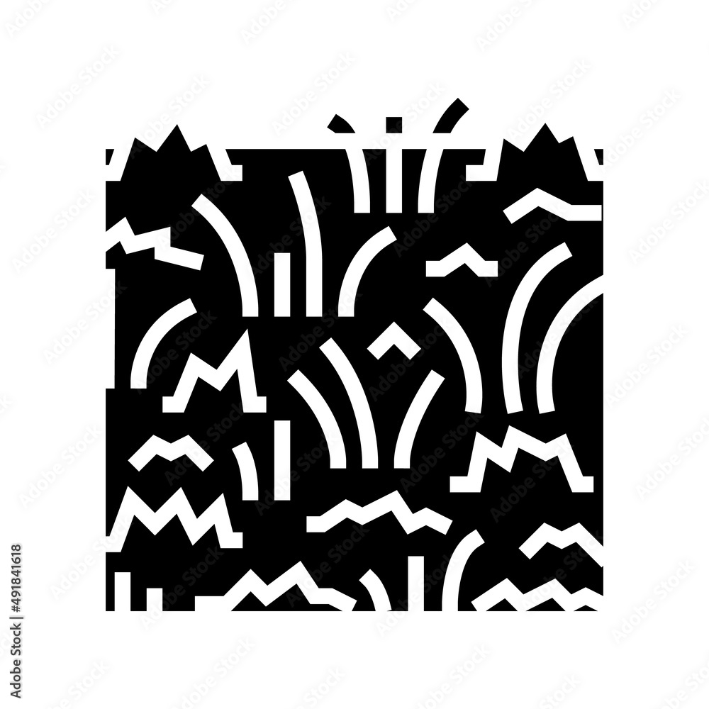meadow park grass glyph icon vector. meadow park grass sign. isolated contour symbol black illustration