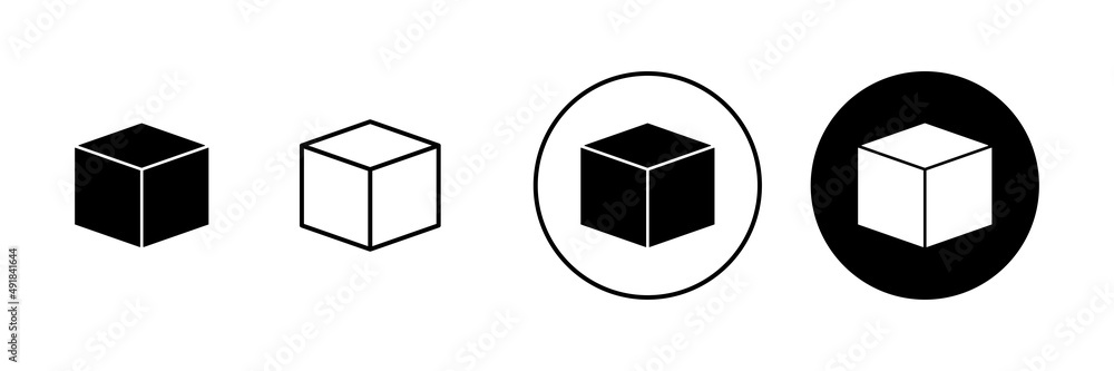 Box icons set. box sign and symbol, parcel, package Box icons set. box sign and symbol, parcel, package
