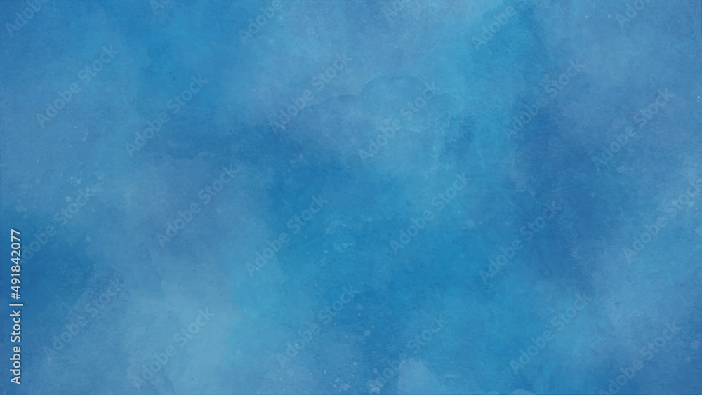 blue wall background. Abstract grunge texture