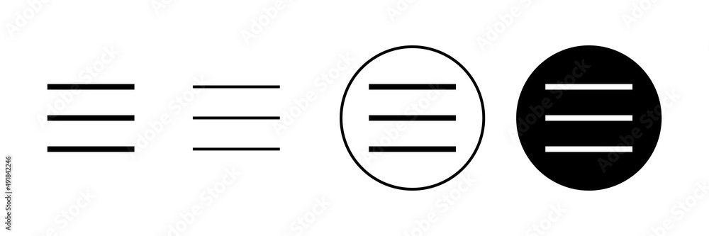 Menu Icons set. web menu sign and symbol. hamburger menu symbol Menu Icons set. web menu sign and symbol. hamburger menu symbol