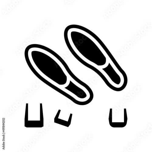 natural rubber elastomer glyph icon vector. natural rubber elastomer sign. isolated contour symbol black illustration