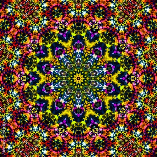 mandala drawing digital symmetrical pattern 