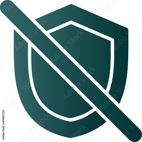 Shield Off Icon