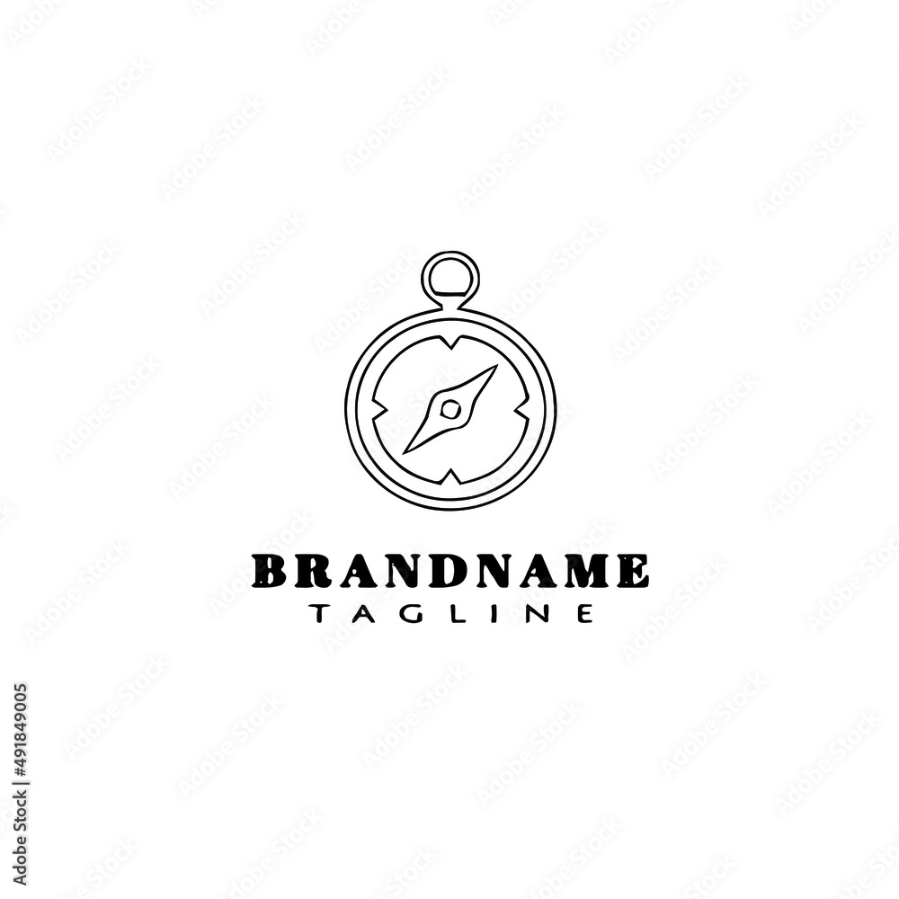 compass logo cartoon icon design template black isolated vector compass logo cartoon icon design template black isolated vector
