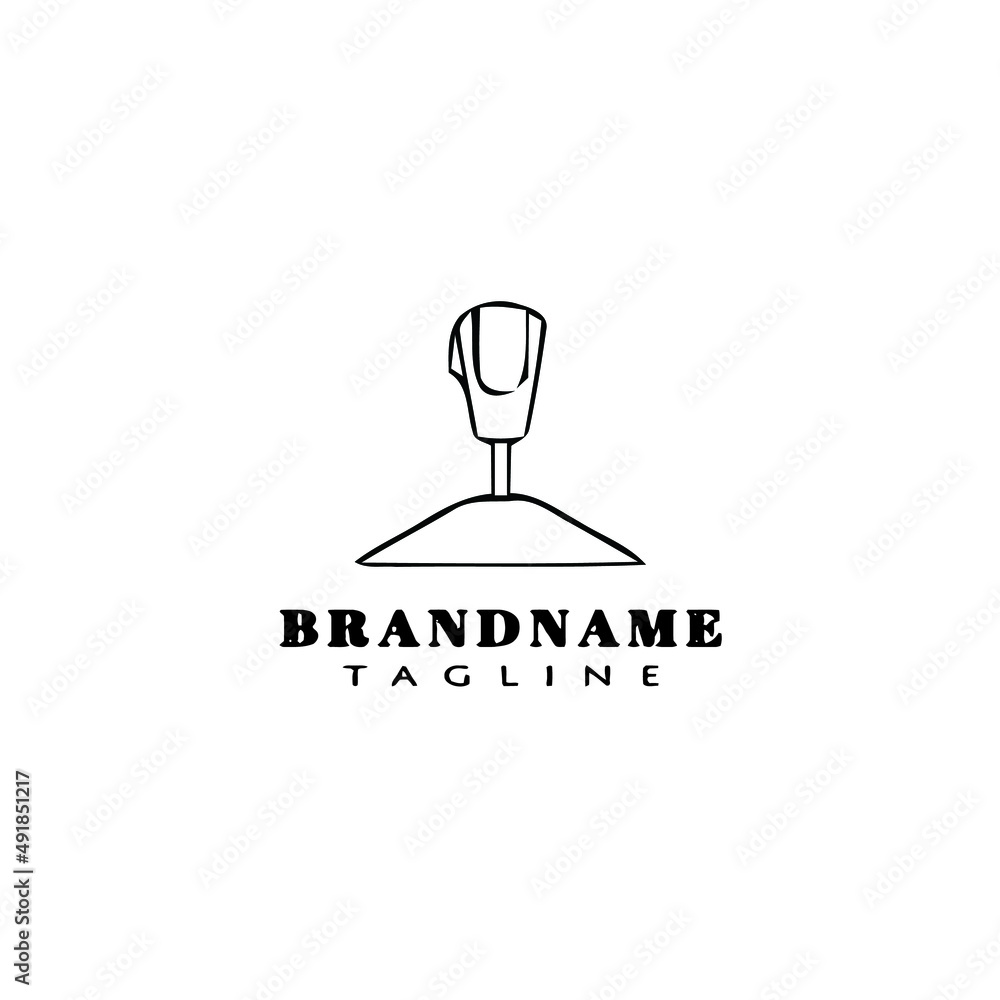 gear box logo cartoon icon design template black isolated vector illustration gear box logo cartoon icon design template black isolated vector illustration