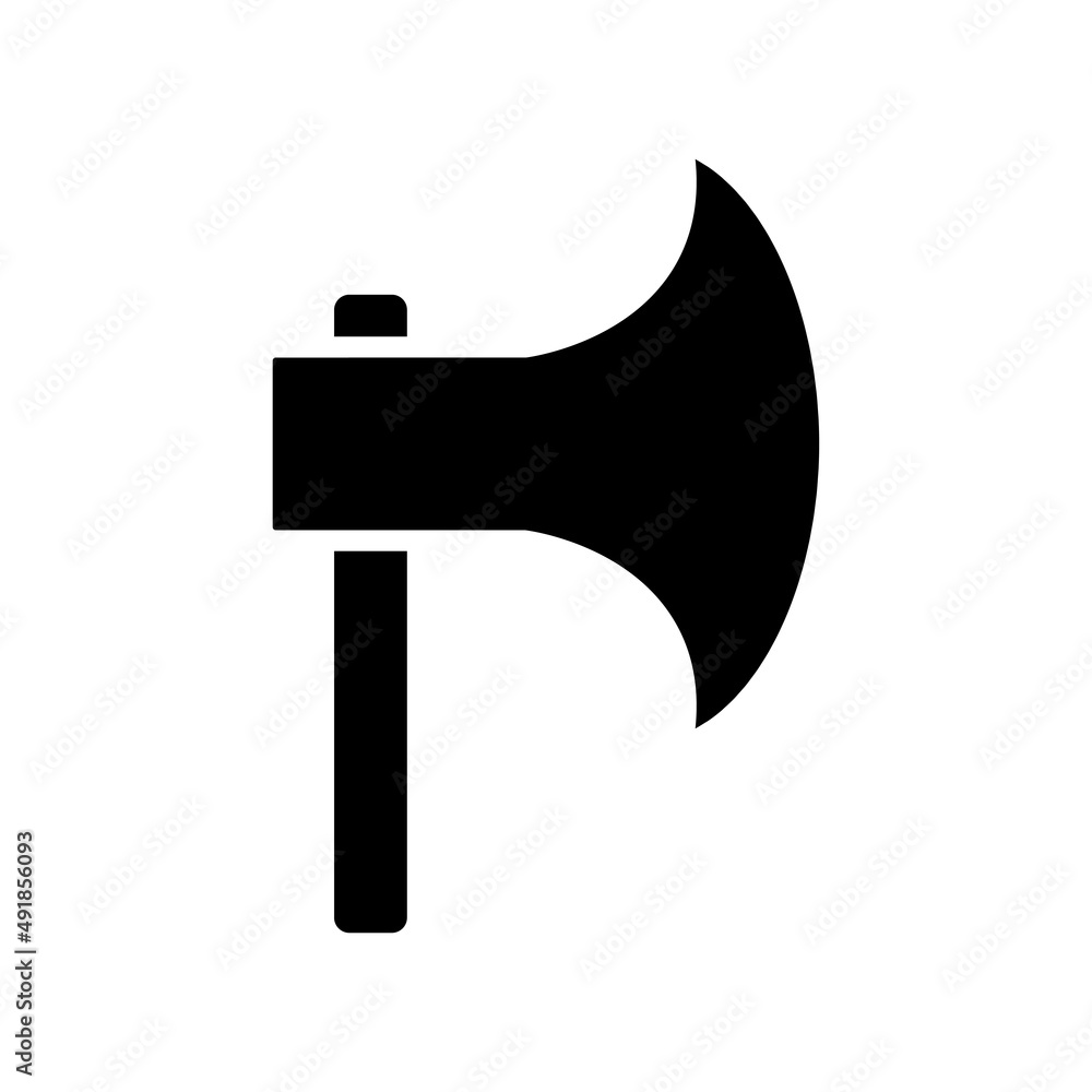 Ax icon. glyph style. silhouette. suitable for camping icon. simple design editable. Design template vector Ax icon. glyph style. silhouette. suitable for camping icon. simple design editable. Design template vector