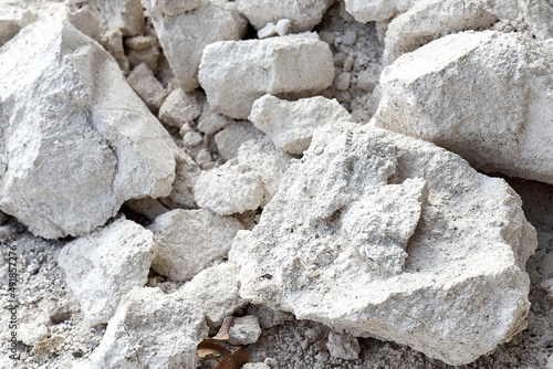 abstract background of solidified gypsum or lime stones