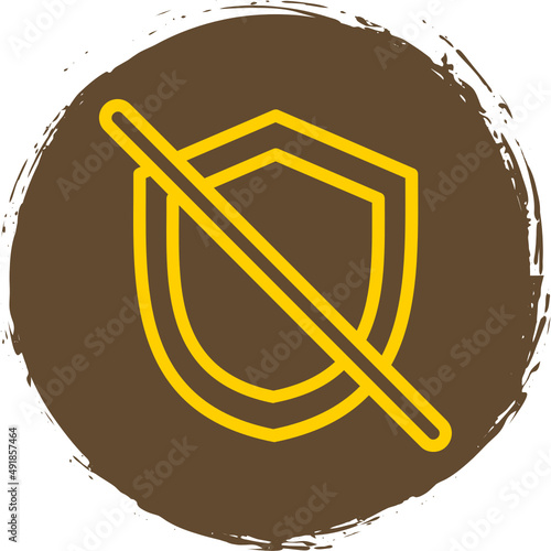Shield Off Icon