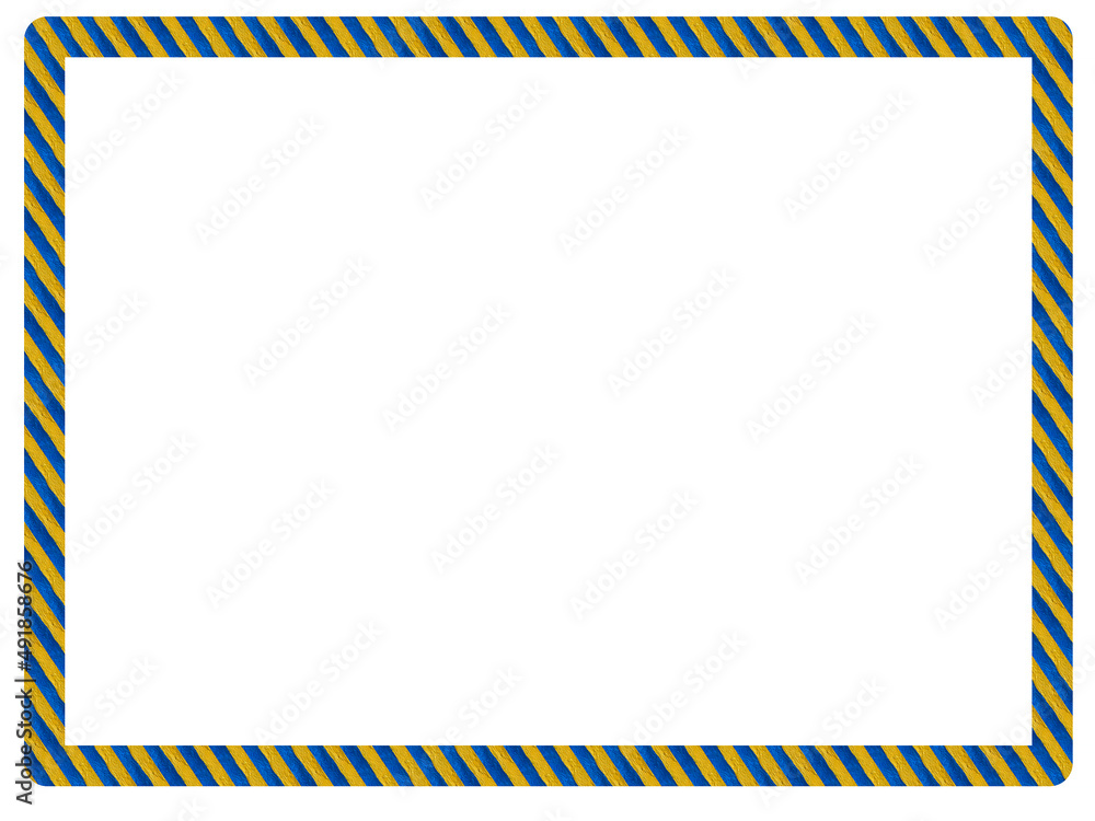 custom made wallpaper toronto digitalframe made of painted Ukrainian flag ribbon
