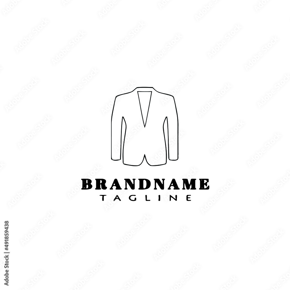 suit logo icon design template black isolated vector illustration suit logo icon design template black isolated vector illustration
