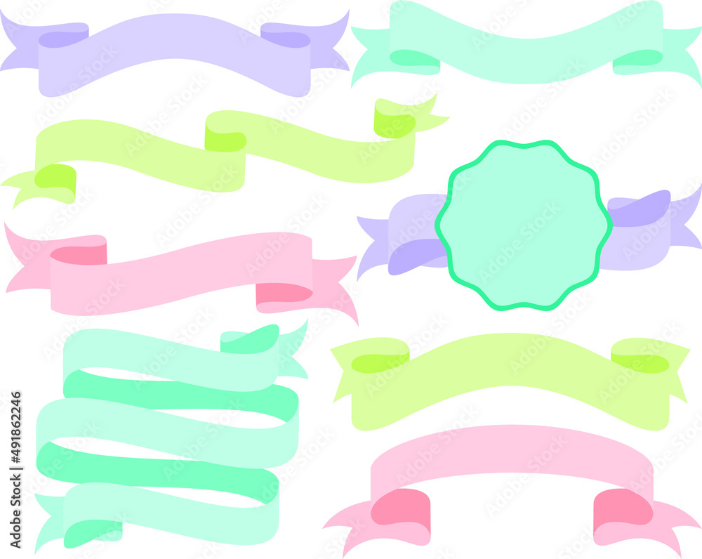 Obraz premium ribbons, banners, badges, labels