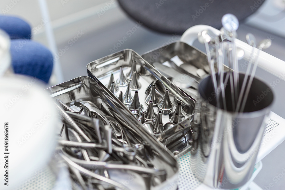 Otolaryngology tools, medical instruments for ENT specialist Otolaryngology tools, medical instruments for ENT specialist