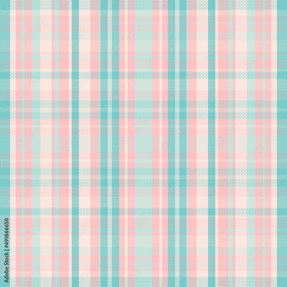 Seamless tartan plaid pattern with texture and pastel color. Seamless tartan plaid pattern with texture and pastel color.