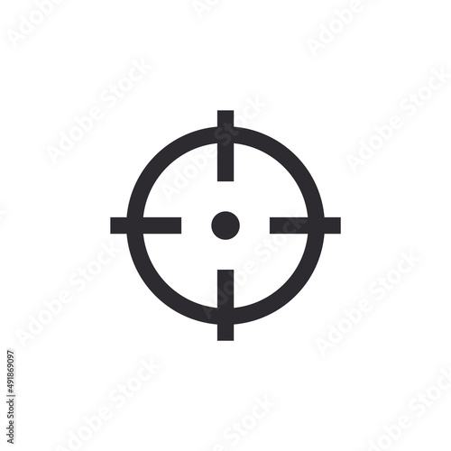 Aim icon. Target icon. Shooting mark. Aiming. Target. Fire button. Game ui elements. Hit mark. Sniper shot. HUD elements. Targeting. Open fire. Fire button. Mobile game. Target button. Logo template.