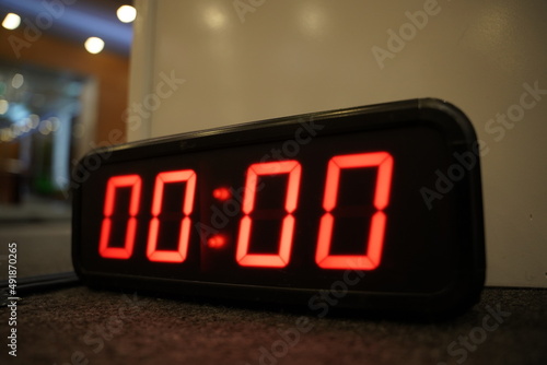 Speaker Countdown Timer in the Conference Hall