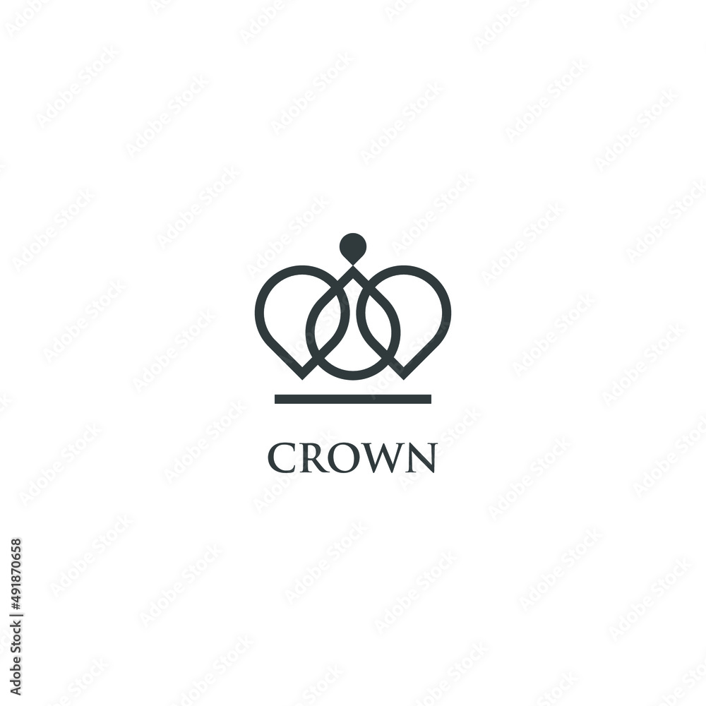 crown logo design vector graphic crown logo design vector graphic