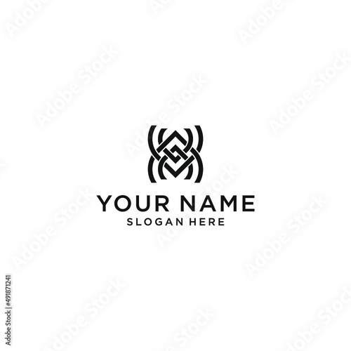 Wallpaper Mural Abstract luxury logo design vector illustration Torontodigital.ca