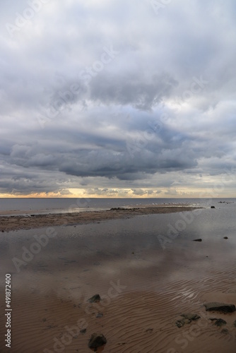 beach at sunset