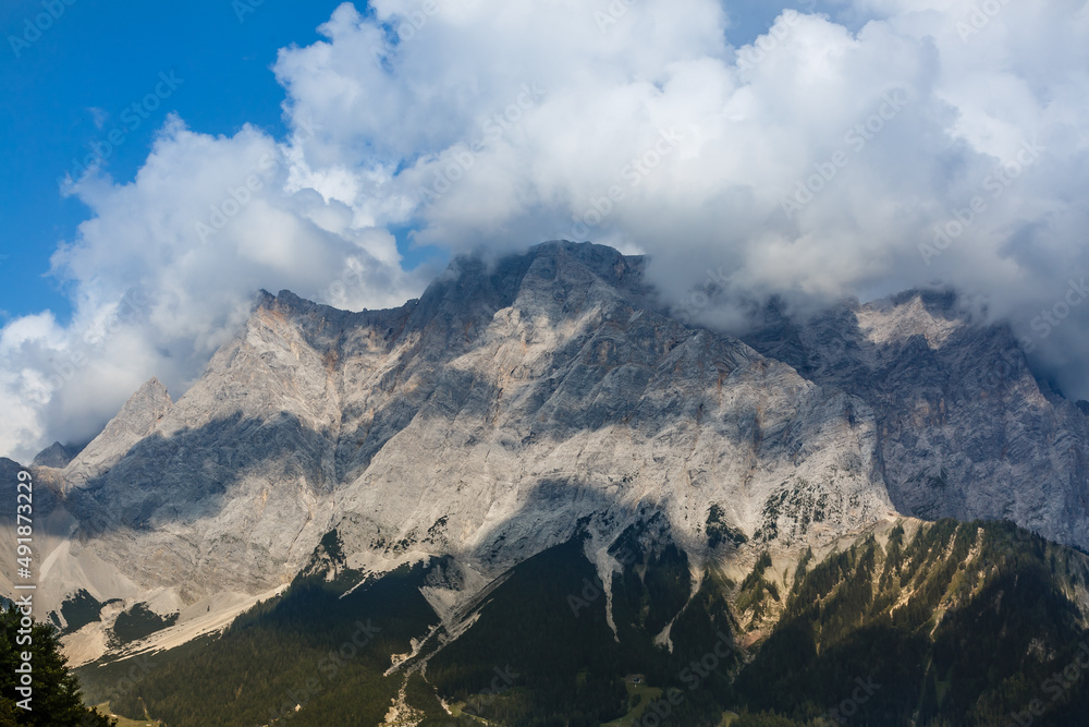 Alpine mountain view Bavaria, Germany