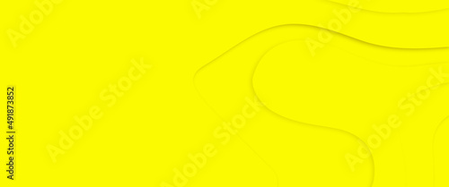 Abstract yellow background with waves, abstract papercut and multi layer cutout geometric pattern on vector, textured Papercut | background | abstract background|
