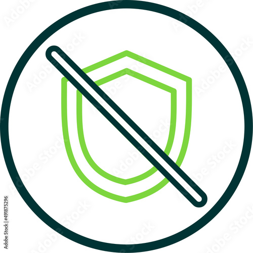 Shield Off Icon