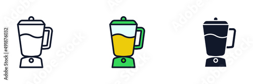 blender icon symbol template for graphic and web design collection logo vector illustration