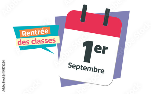 french 1 september calendar