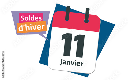 french 2023 january 11 calendar winter sales