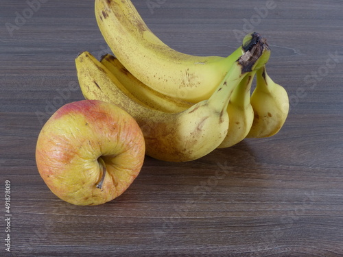 apple with bananas, a delicious snack
