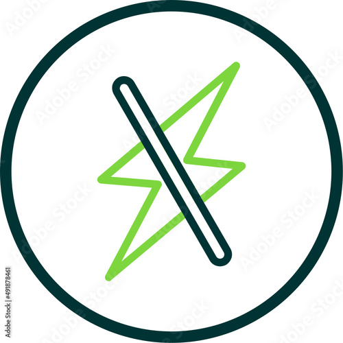 Zap Off Icon