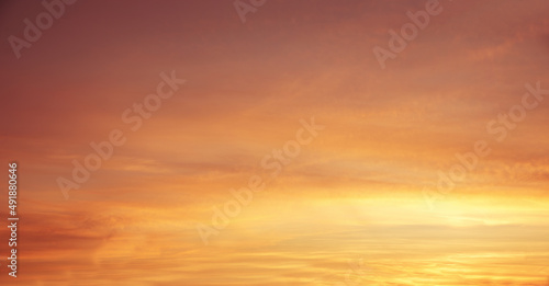 colorful sunset scenery - sky on fire