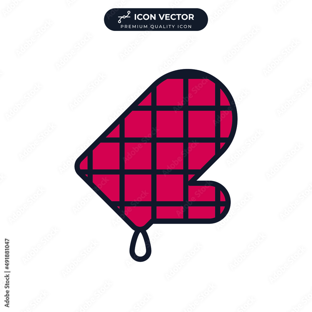 oven glove icon symbol template for graphic and web design collection logo vector illustration oven glove icon symbol template for graphic and web design collection logo vector illustration