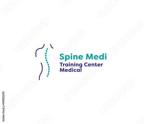 Medical logo spine
