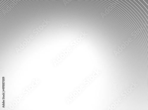 Light grey lines in 3D perspective vector abstract background, dynamic linear minimal design, wave lied pattern in dimensional and movement.
