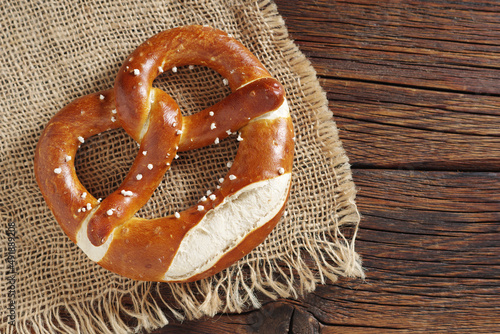 Obraz na płótnie Traditional German pretzel