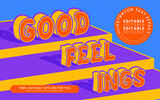 Good feelings text effect