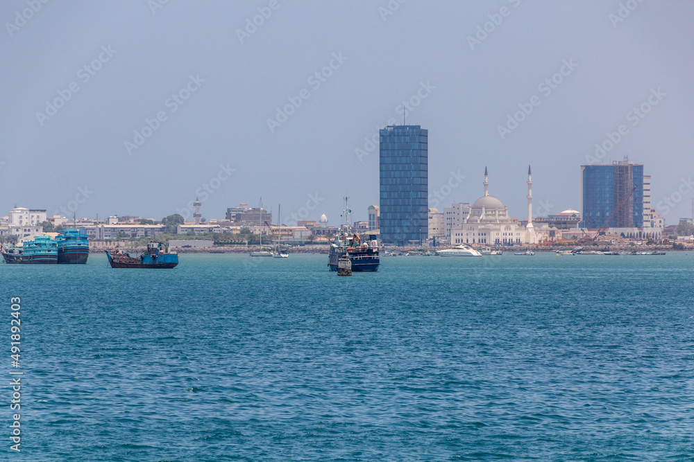 View of Djibouti skyline, capital of Djibouti.