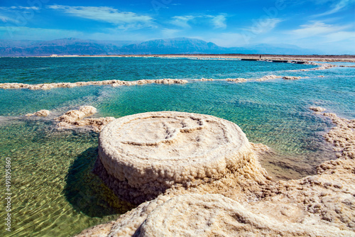 Endorheic lake in the Middle East photo