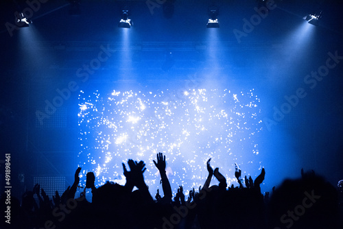 Crowd at a music concert © salajean